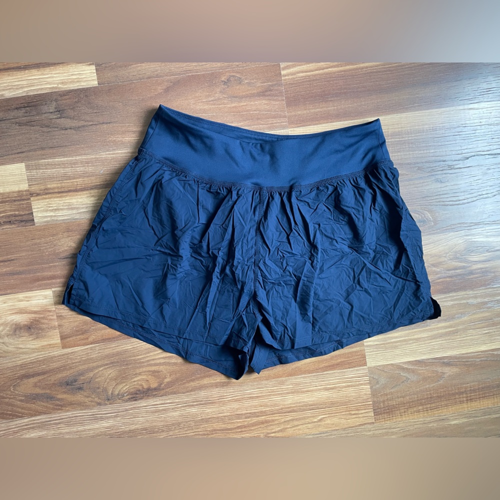 Madewell MWL Athletic Running Shorts Twilight Blue | women’s large